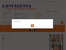 Tablet Screenshot of cantavenna.it
